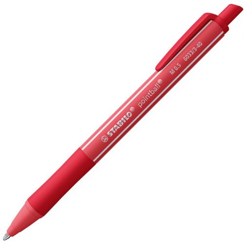 PENNE A SFERA POINTBALL STABILO FUSTO RUST RED ROSSO 6033/3-40